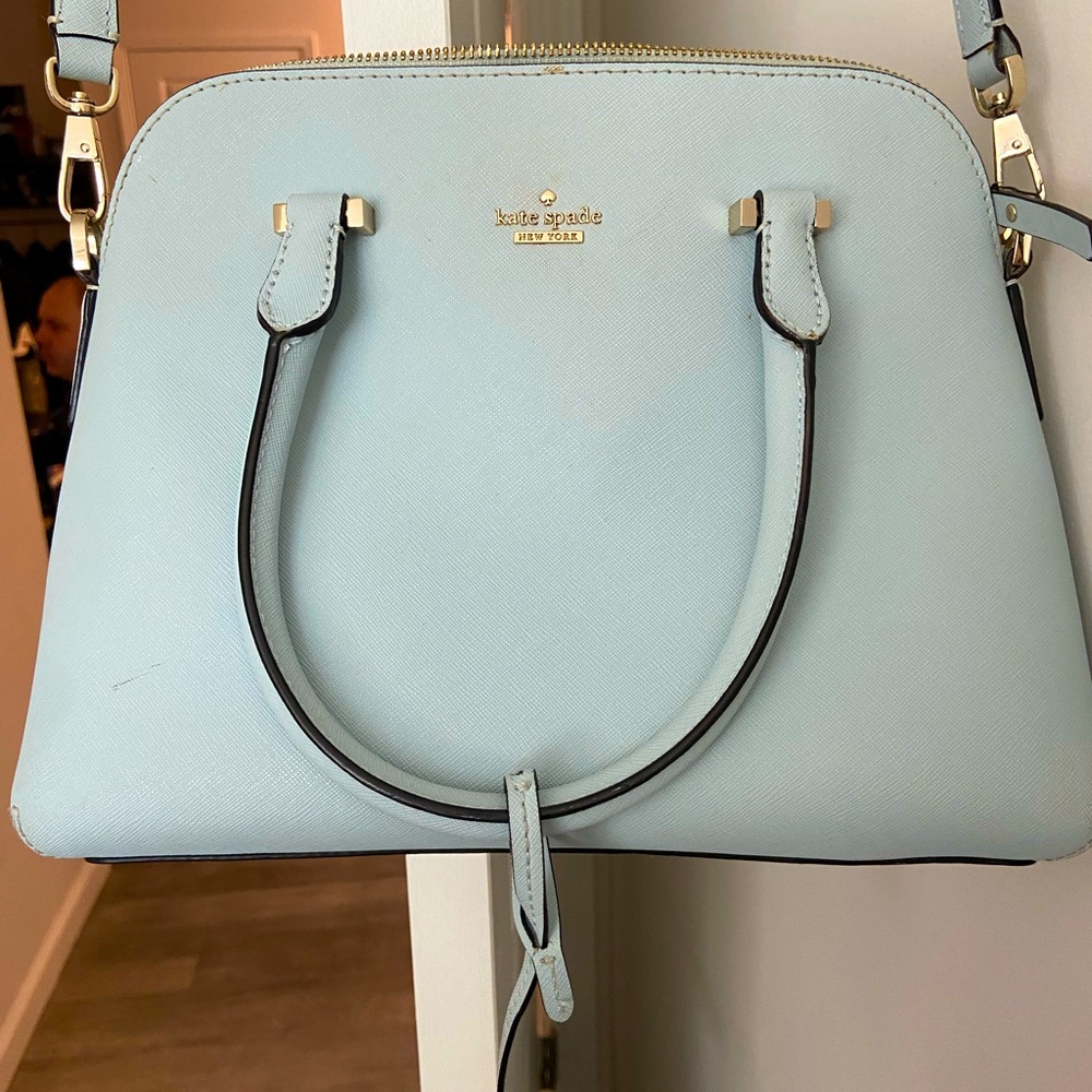 Kate Spade Light Blue Shoulder Bag, Pre-Owned & Loved.